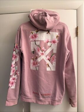 Off White Global Warming Cherry Blossom hoodie